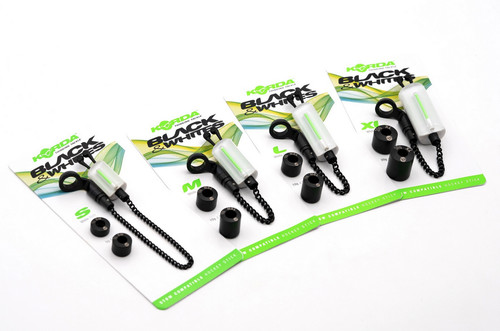 Korda black and white bobbins - korda,