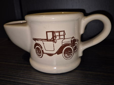 WADE Vintage VINTAGE CAR SHAVING MUG Four Drainage Holes ~ Circa 1960s-1970s