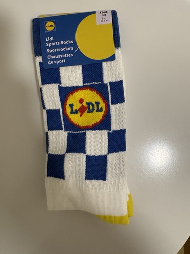Lidl sports socks - sports, checkerboard