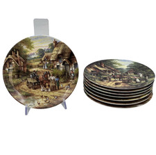 Wedgwood Limited Edition Collector Plates "Country Days" Set of 8           L13