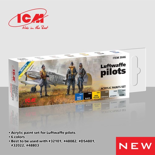 Icm 3046 luftwaffe pilots - 3046,