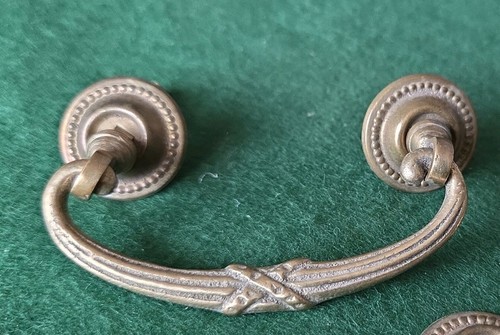 Set antique ornate brass - 5,