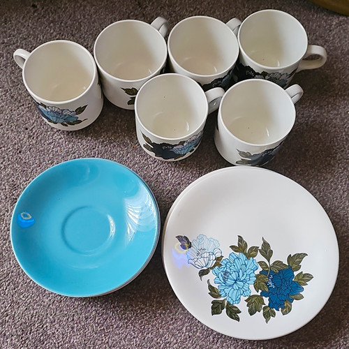 Barratts blue harmony - barratts, floral