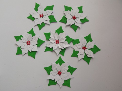 Die cuts poinsettia cut - die,