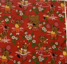 Vintage Rare Disney Dumbo Circus 100% Cotton Fabric- Cushion panels 
