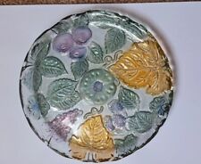 Decorative Coloured Glass Plate