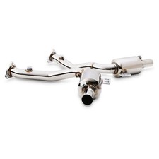 STAINLESS EXHAUST REAR DECAT DOWNPIPE FOR PORSCHE BOXSTER 986 2.5 2.7