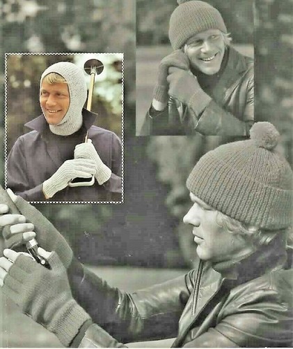 1829 man gloves hats - man's, dk
