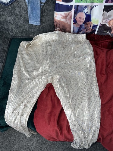 Sequin trousers - sequin,
