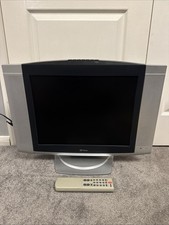 Funai 20” LCD Retro Gaming TV Monitor Remote. Speakers Front Facing LCD-B2004