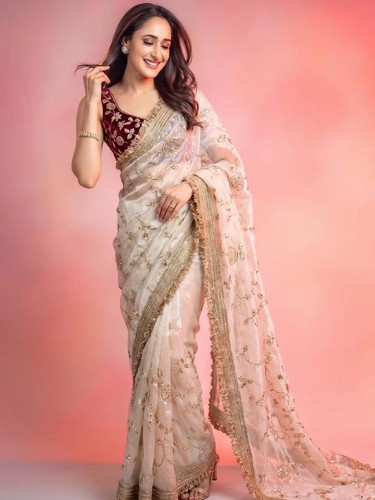 Pakistani sari party wear - pakistani,