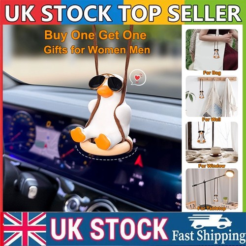 Cute swinging duck car - swinging,
