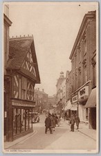 WELLINGTON Shropshire The Square Postcard, Postmarked 1947