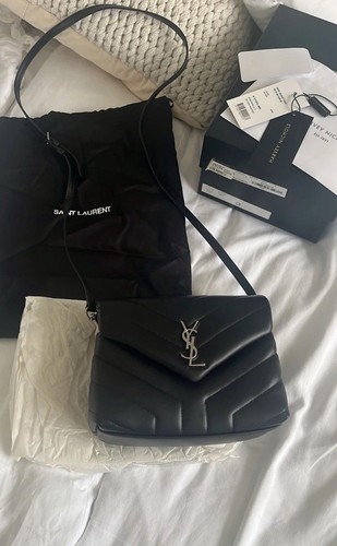 Ysl toy loulou bag black - toy,