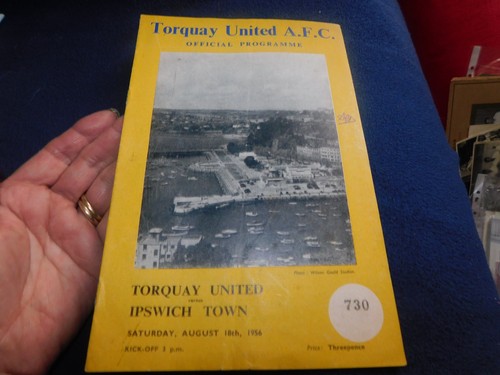 Vintage football programme - vintage,