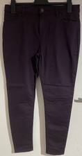 M&S Plum Coloured Skinny Jeggings, Size 14S
