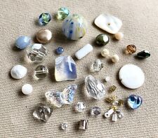 Vintage Mixed Beads, Millefiori, Glass, MOP, Freshwater Pearl, 1-12mm, #M1