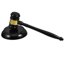 1 Set Wooden Gavel Lawyer