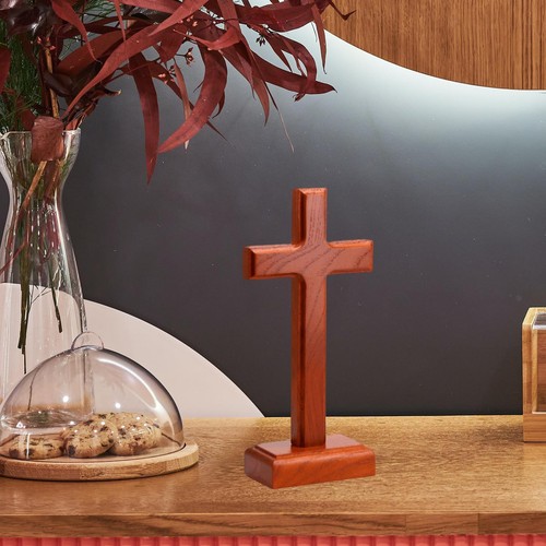 Wooden cross catholic - wooden,
