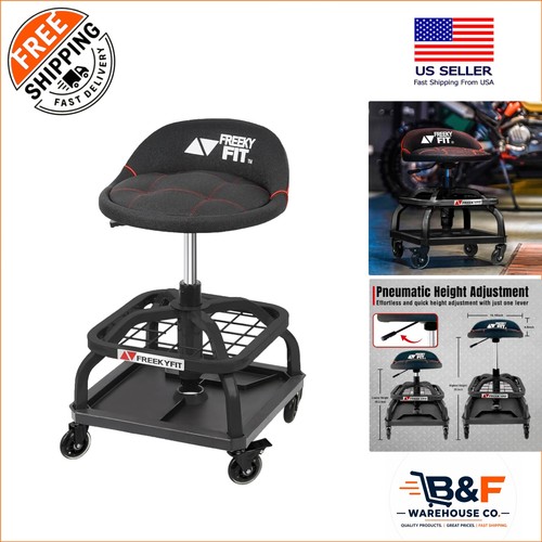 Heavy duty rolling shop stool - heavy,