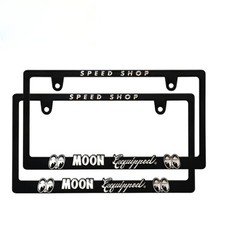 MOONEYES Chrome License Plate