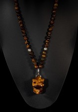 Tiger's Eye Beaded Necklace