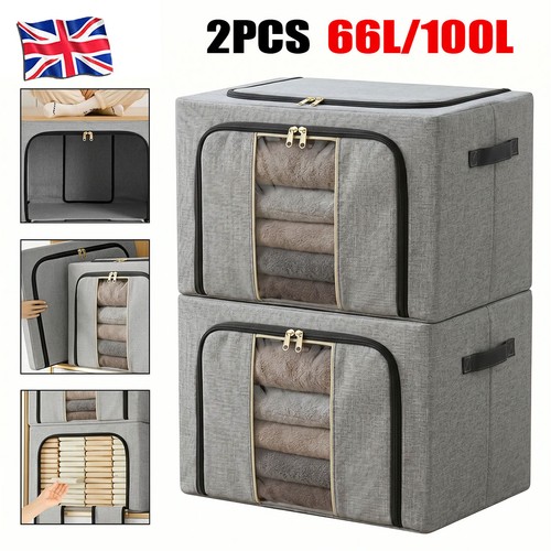 2pcs 100l storage box for - 1/2pcs,