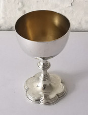 Victorian Solid Silver Communion Chalice - Wakely & Wheeler 1885