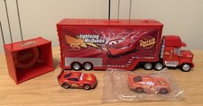 Disney Cars Transforming Mack Playset with Ramp & 2 McQueen Cars Mattel