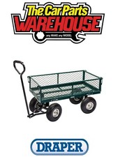 Draper 58552 Steel Mesh Gardeners Wheelbarrow Cart Trolley Trailer Heavy Duty 