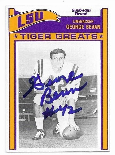 George bevan autographed - george,