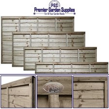 Larch Lap Panel 6ft Wide 1ft