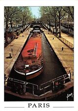 B52890 Paris Le Canal St Martin boats bateaux    france