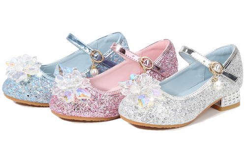 New kids elsa princess shoes - new,