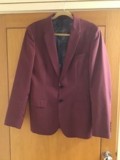 PAUL SMITH MENS MOD STYLE BURGUNDY COLOUR JACKET COST £380 SIZE 40 READ INFO 
