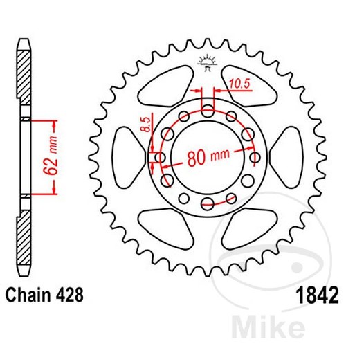 Sprockets transmission - jt,
