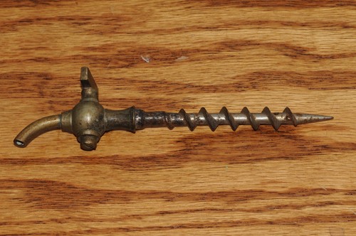Vintage champagne tap brass - vintage,