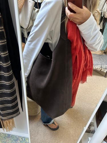 Cos dark brown suede - cos,