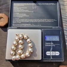 Stunning heavy bracelet marked