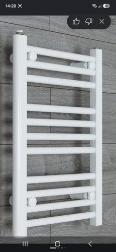 White heated towel - white,