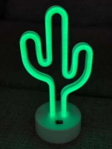 Led neon night - light, lamp