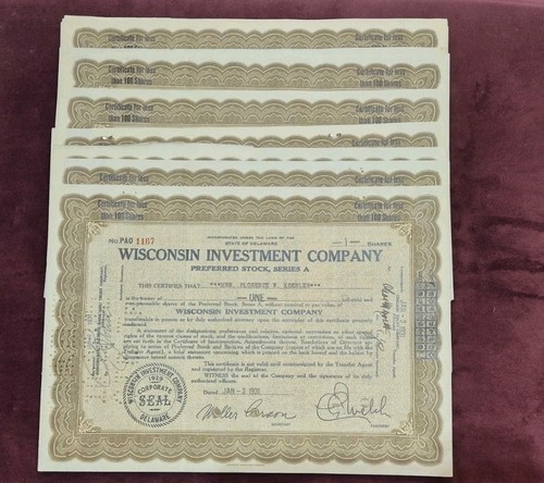 Wisconsin investment company - wisconsin,