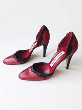 VINTAGE MANOLO BLAHNIK Red &
