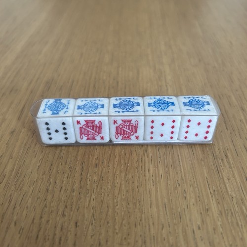 Vintage poker dice h - poker,