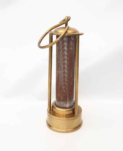 Davy oil safety miners lamp - davy, in