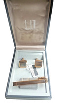 Dunhill Cufflinks and Tie Clip