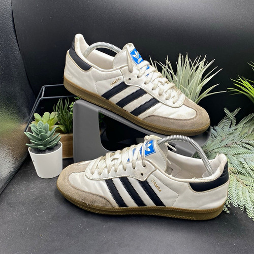 Adidas samba white black gum - white,