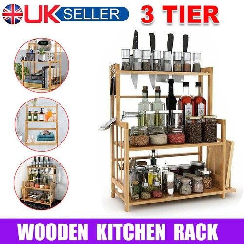 Tier wooden spice rack knife - 3,