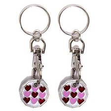 Shopping Trolley Token Keyring