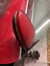 Vw Beetle driver Side Door Mirror Complete In Red